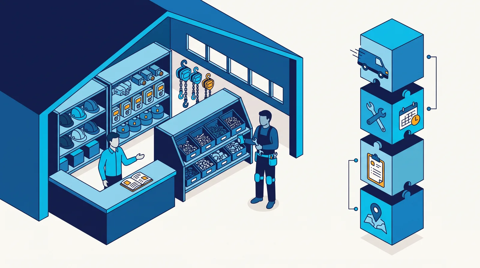 Salesforce for distributors: what Field Service, CPQ and territories add up to